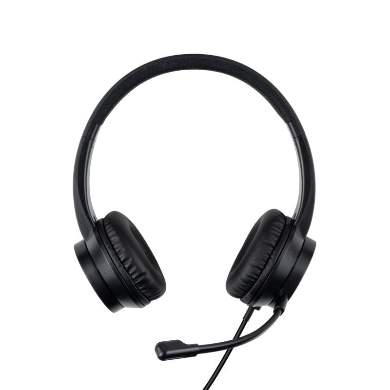 Lindy 20439 Office-Headset – On-Ear, Stereo, Kabel, USB-C, Schwarz