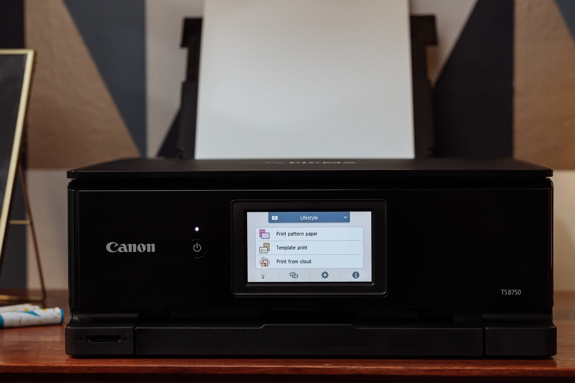Canon PIXMA TS8750 – Farbiges Tintenstrahl-Multifunktionsgerät A4, 3-in-1 – USB/WLAN – Duplex – 15 Seiten/Min S/W, 10 Seiten/Min Farbe
