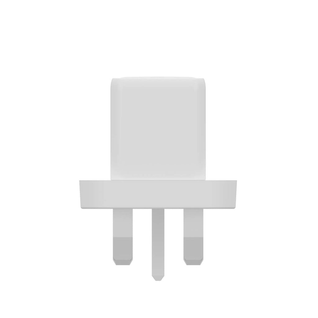 HyperJucie USB-Wandladegerät 35 W – USB-C×2 – PD 3.0, QC 3.0, PPS, GaN – UK-Stecker (Typ G) – Weiss