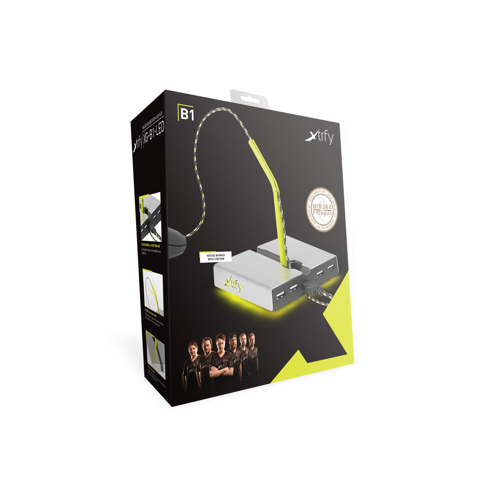 CHERRY XTRFY XG-B1-LED USB-Hub – USB-A