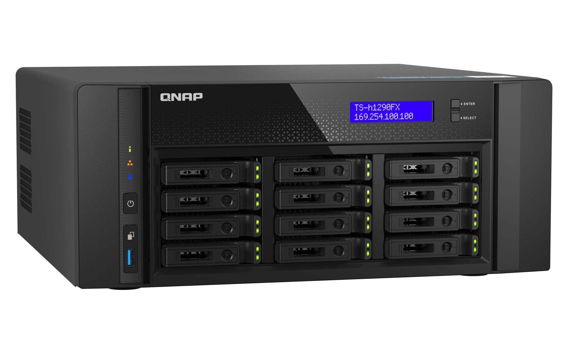 QNAP TDS-h2489FU-4314-512G – 12-Bay NAS, AMD EPYC 7302P 16 Kerne