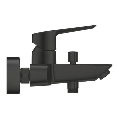 GROHE Start Badebatterie – Einhebelmischer, 24×19,6×14,7 cm, Metall, Aufputz, Schwarz