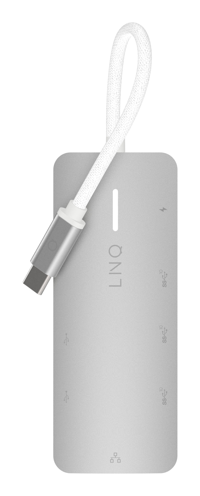 LINQ ProConnect 8in1 Dockingstation – USB-C, 1× HDMI, 1× USB-A, 3× USB-C, 140 W PD, 2,5GbE, für Windows/Mac