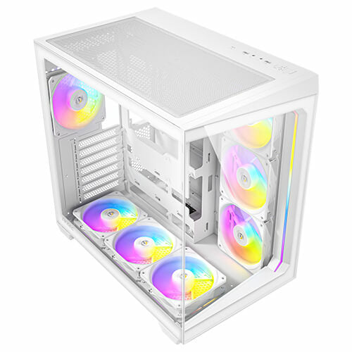 Antec Constellation C5 – PC-Gehäuse – Midi-Tower, 7×120 mm Lüfter, USB-C 3.2 Gen 2, für ATX, ITX, micro-ATX