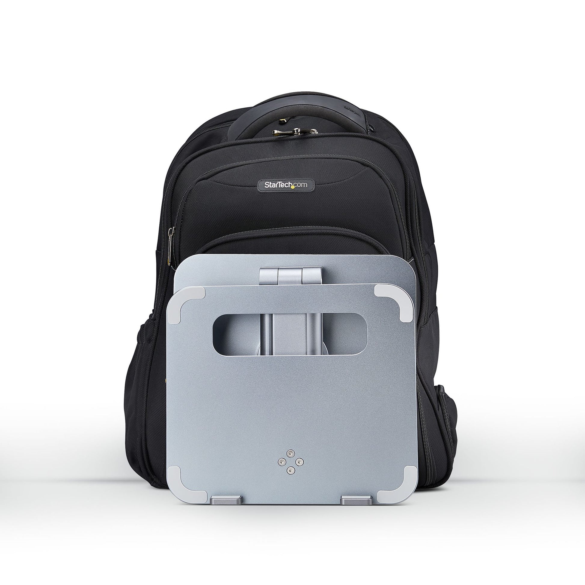 StarTech.com Laptop-Ständer – bis 5 kg Traglast, höhenverstellbar, 360° drehbar – Silber