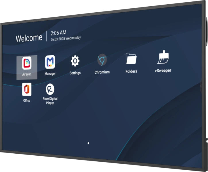 Viewsonic CDE6531-1C – Signage-Display, 65", Ultra HD 4K, 500 cd/m², 24/7, SoC