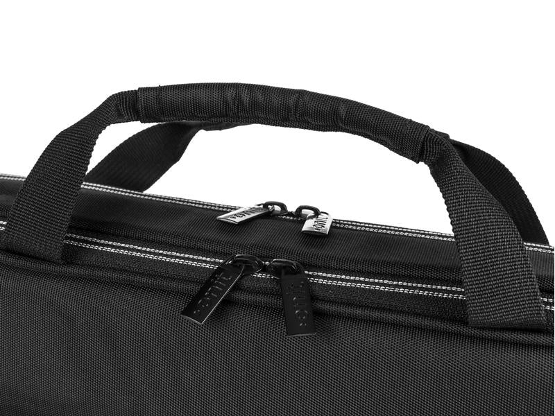 ONIT Notebook-Tasche für bis 13,3" – Trolley-Band, Dokumentenfach – Schwarz