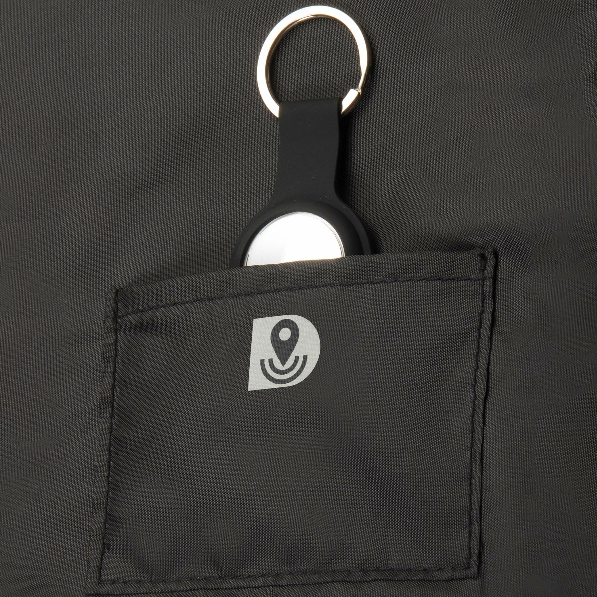 DICOTA Notebook-Tasche für bis 16" – wasserabweisend, Trolley-Haltegurt – Schwarz
