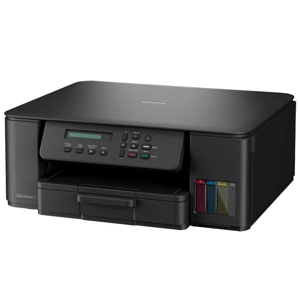 Brother Tankbenefit Compact DCP-T580DW – Farbiges Tintenstrahl-MFP A4, 3-in-1 – USB/WLAN – Duplex