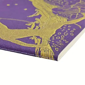 Paperblanks Notizheft – A4 – 80 Seiten – 100 g/m² – Hardcover, perforiert, abgerundete Kanten – violett – FSC