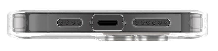 Valenta Trend MagSafe Backcover – für iPhone 15 Pro, Transparent, TPU/PC, Schutz vor Vergilbung