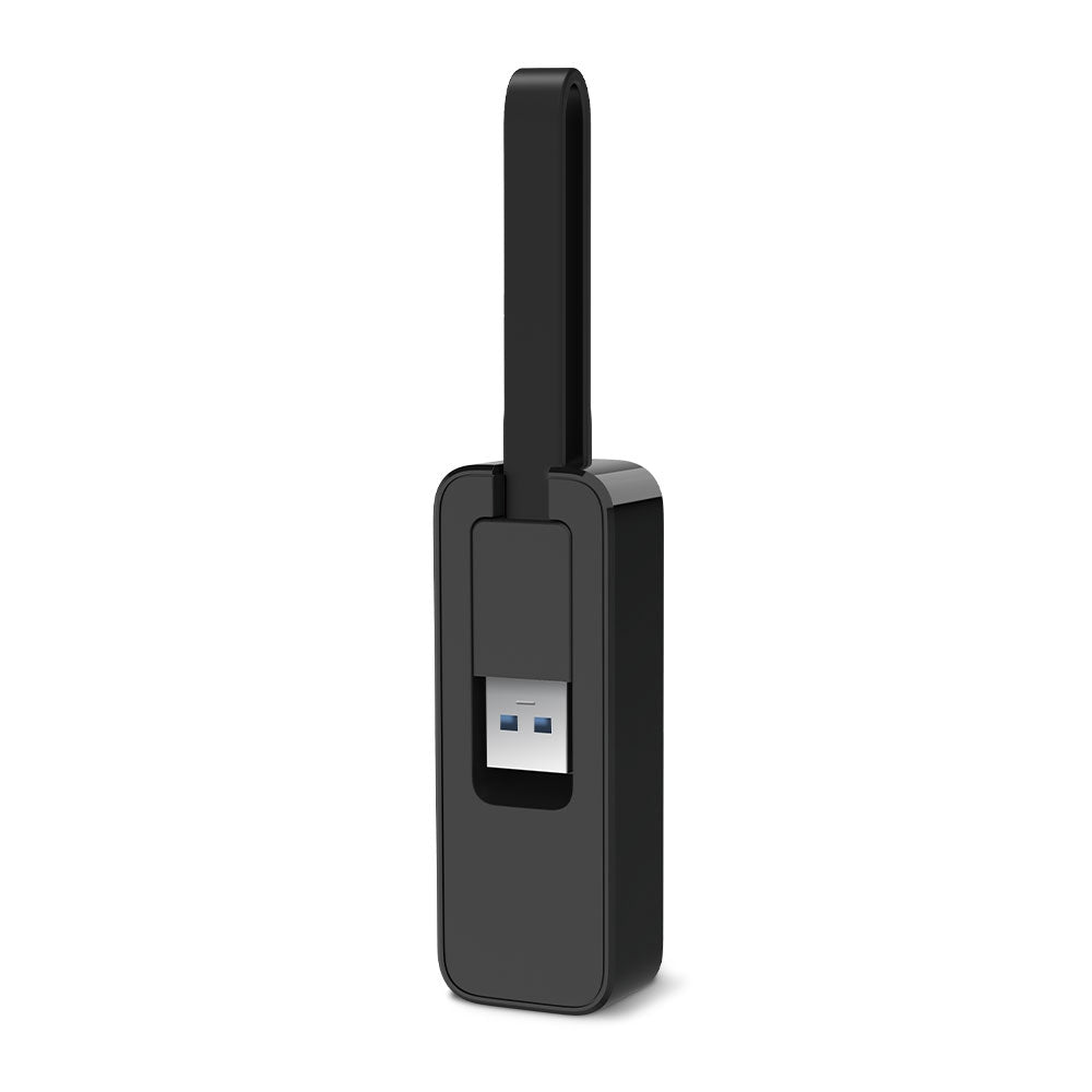 TP-Link Netzwerkadapter USB-A zu RJ-45 – 1 Gbit/s, USB 3.2 Gen 1 (5 Gbit/s), Plug & Play, Schwarz