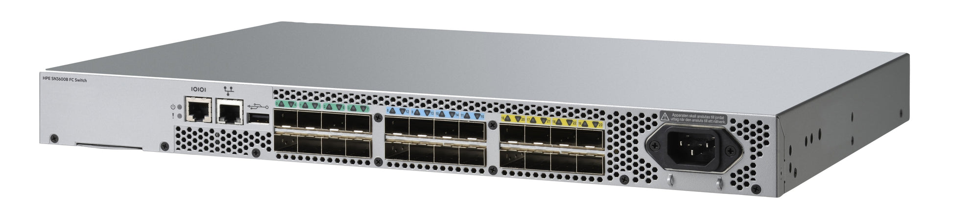HPE SN3600B – Managed Switch – 1×10G, 24×SFP+, 1U