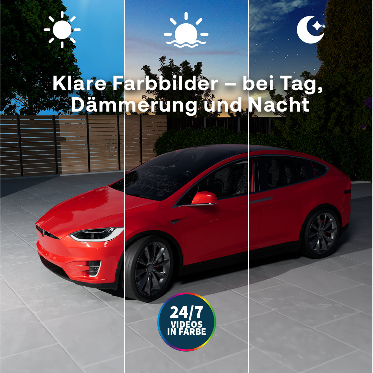 Arlo Gen5 Überwachungskamera – kabellos, 3er-Set