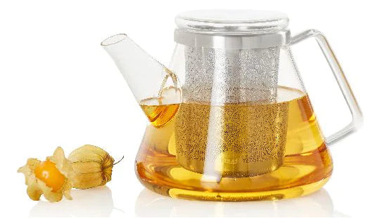 AdHoc Fusion TK49 – Teekanne, 1,0 l, Glas/Edelstahl