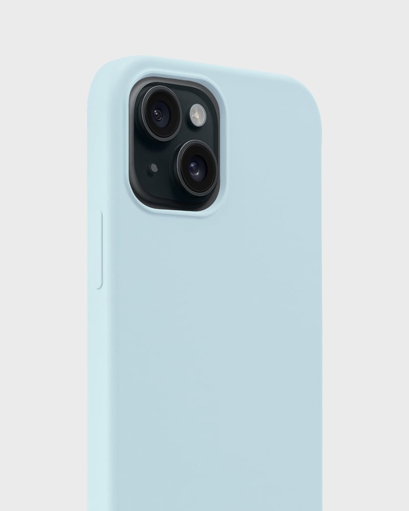HoldIt Backcover – für Apple iPhone 17 Pro, Silikon, Hellblau