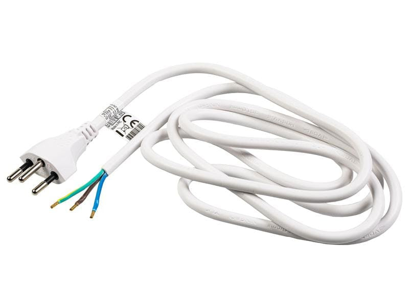FURBER.power Verlängerungskabel – T12–offen, 1,8 m, 3×1 mm², weiss