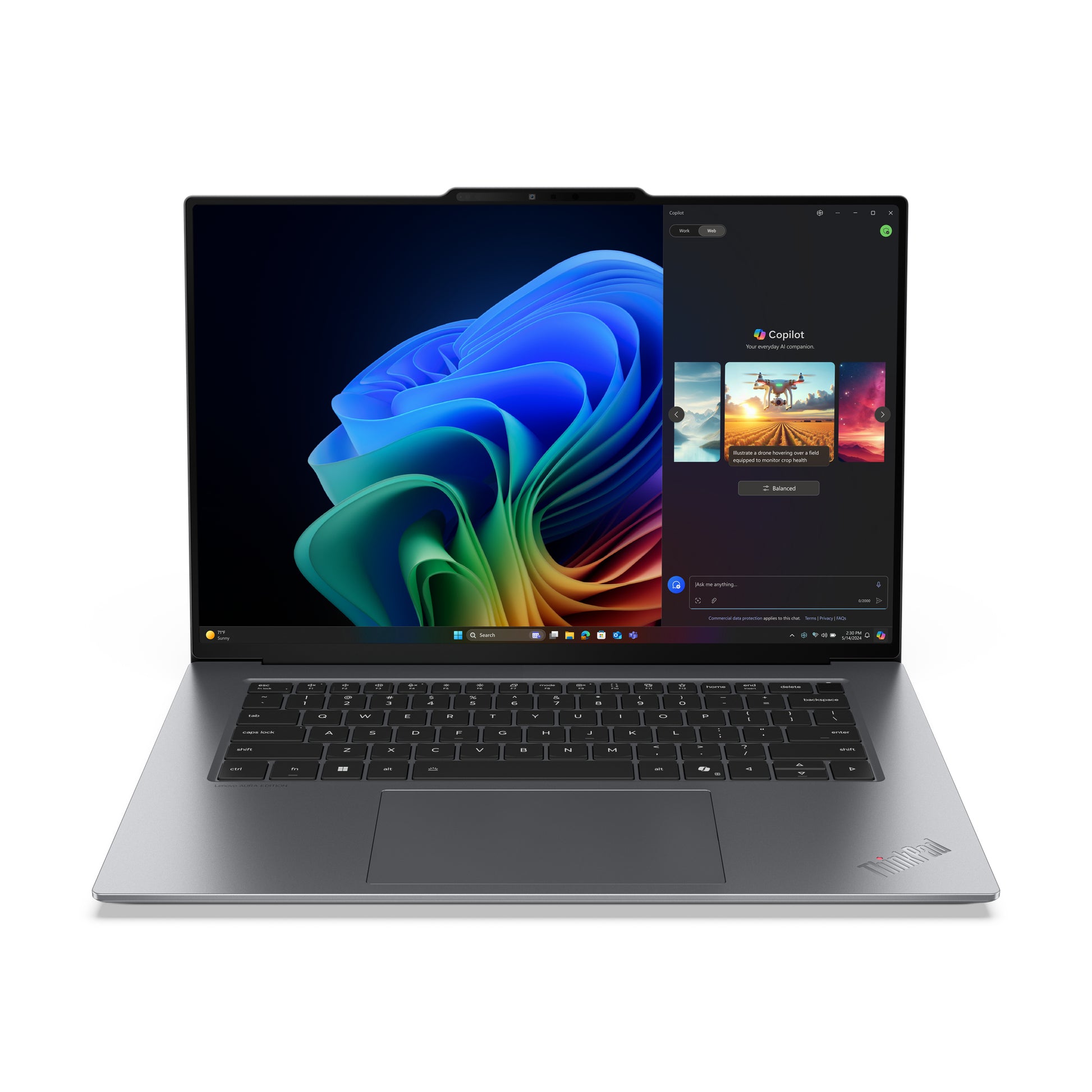 Lenovo ThinkPad X9-15 Gen 1 Copilot+ PC – Laptop, 15,3", 32 GB, 1 TB, Windows 11 Pro