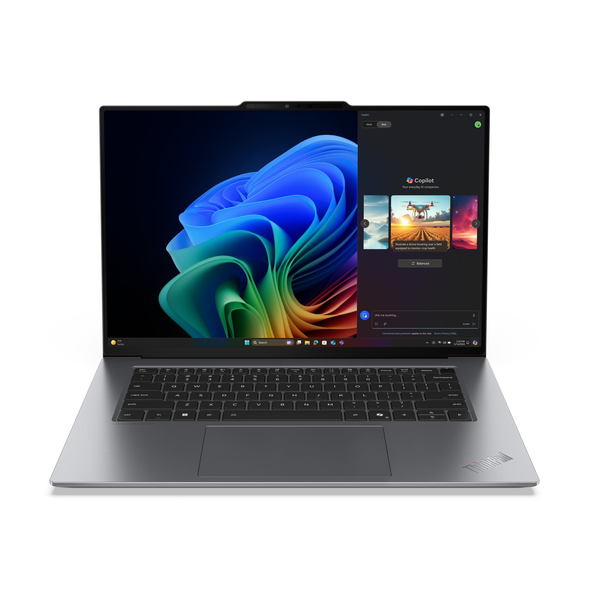 Lenovo ThinkPad X9-15 Gen 1 Copilot+ PC – Laptop, 15,3", 32 GB, 1 TB, Windows 11 Pro
