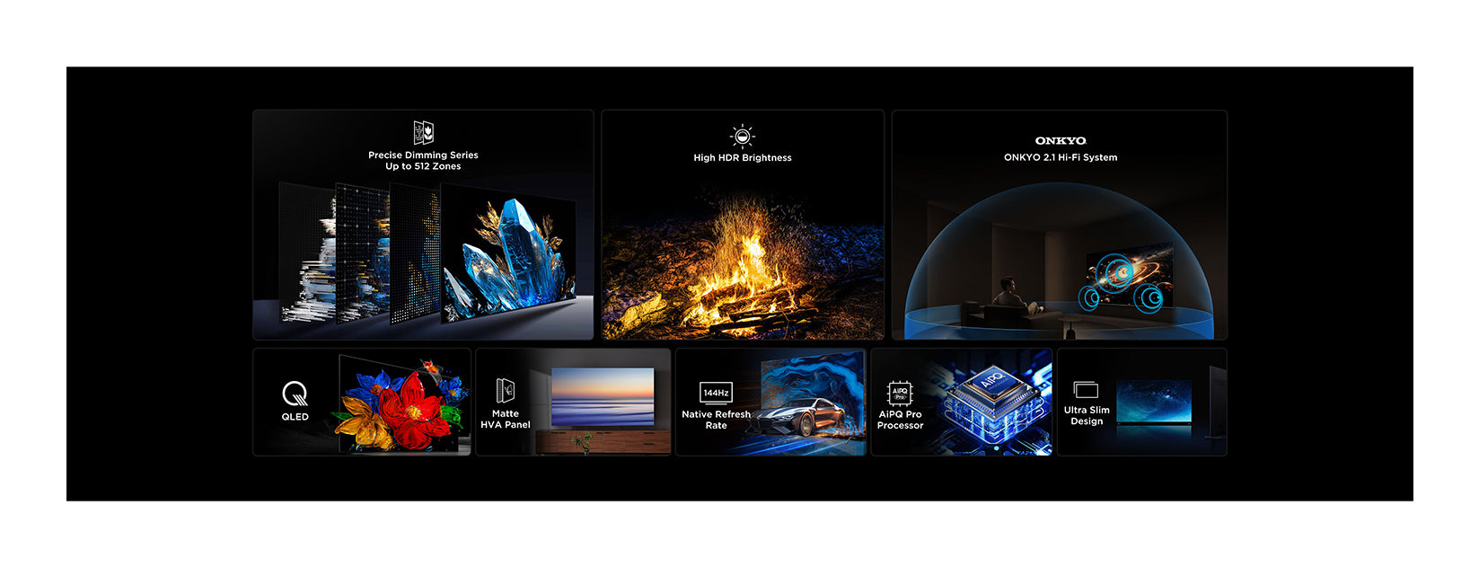 TCL 98C6K – 98" Mini-LED QLED UHD 4K, Google TV, Dolby Vision (2025)