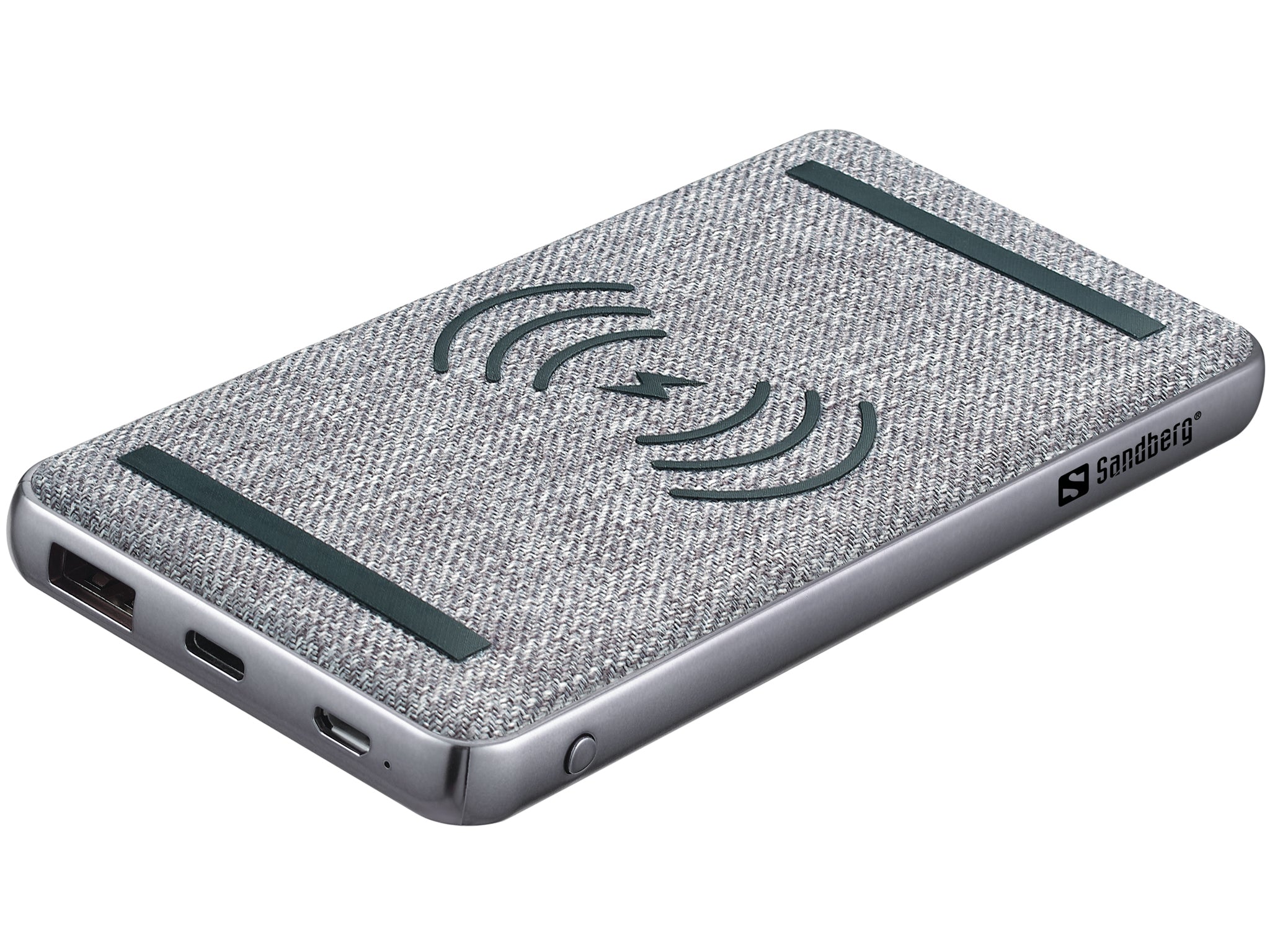 Sandberg Powerbank 10000 mAh, PD 20 W, Kabelloses Laden
