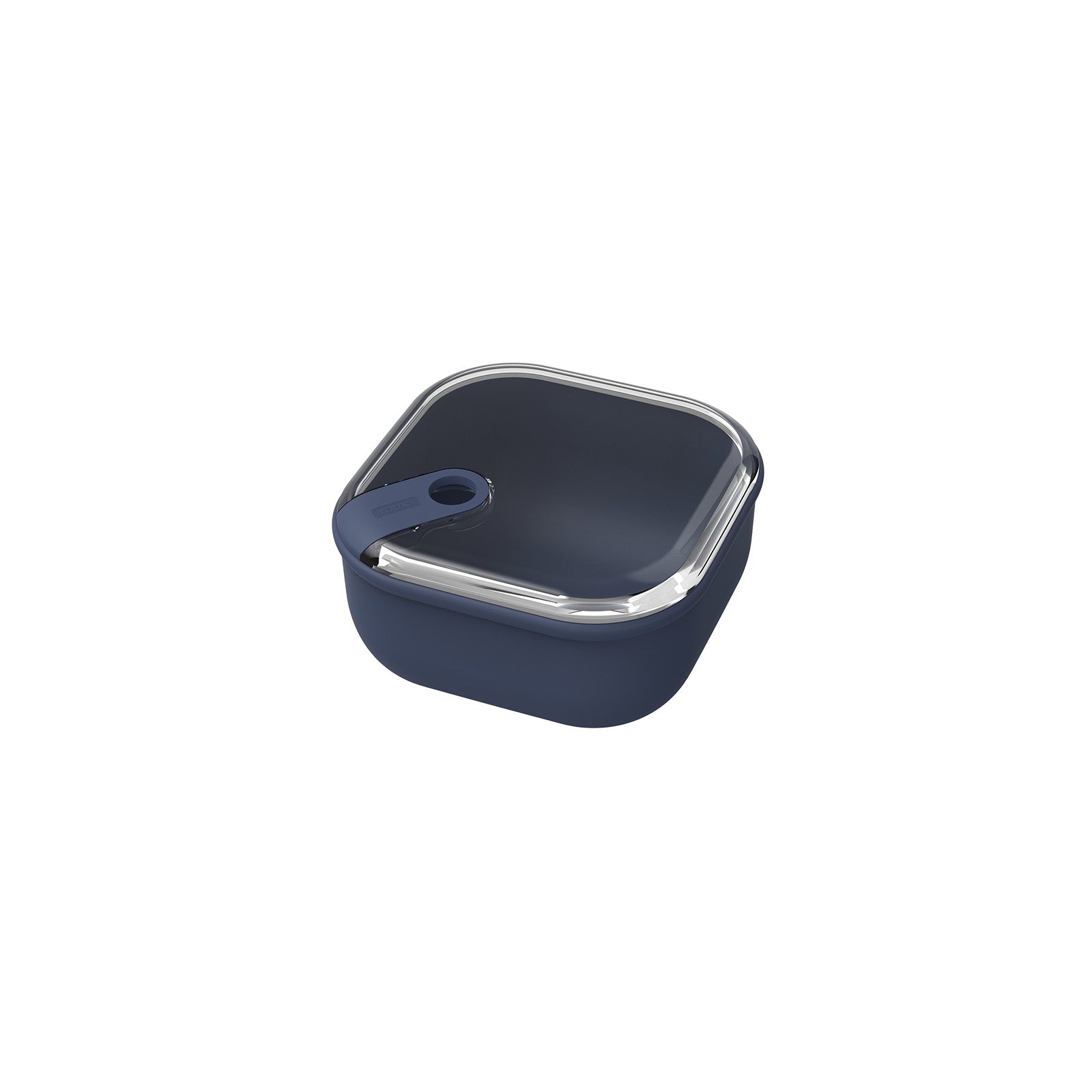 Rotho Lunchbox 1 l, 16 × 16 × 8,7 cm, Kunststoff (recycelt), blau, luftdicht