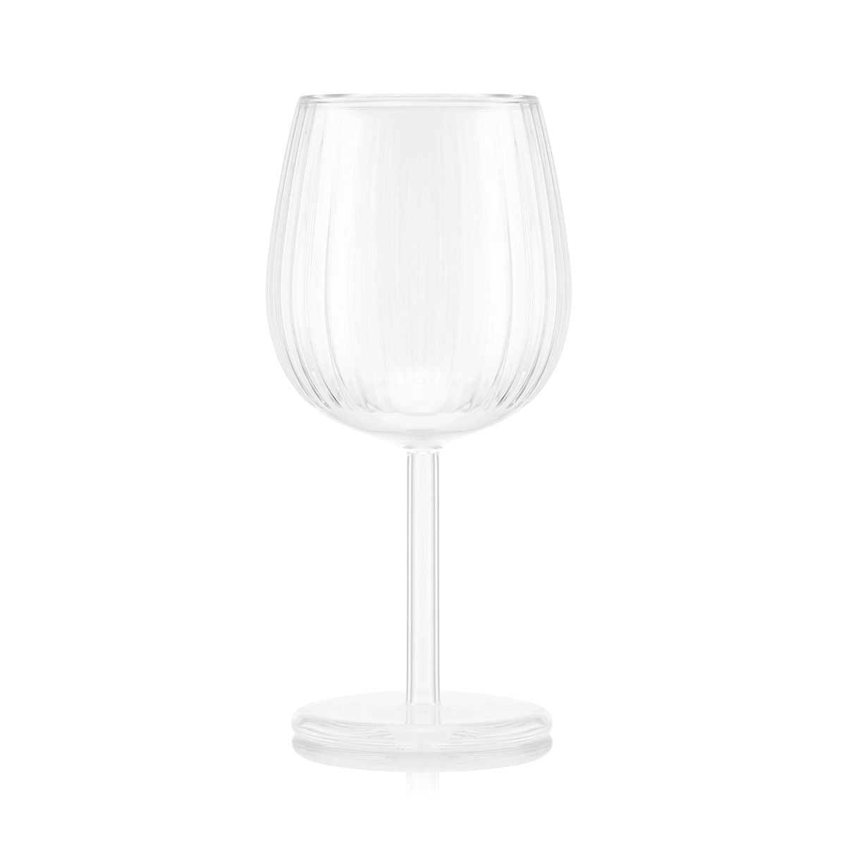 Bodum Douro Rotweinglas – 2er Set, 300 ml, Ø 8,0 cm, Borosilikatglas/Silikon, doppelwandig, spülmaschinenfest