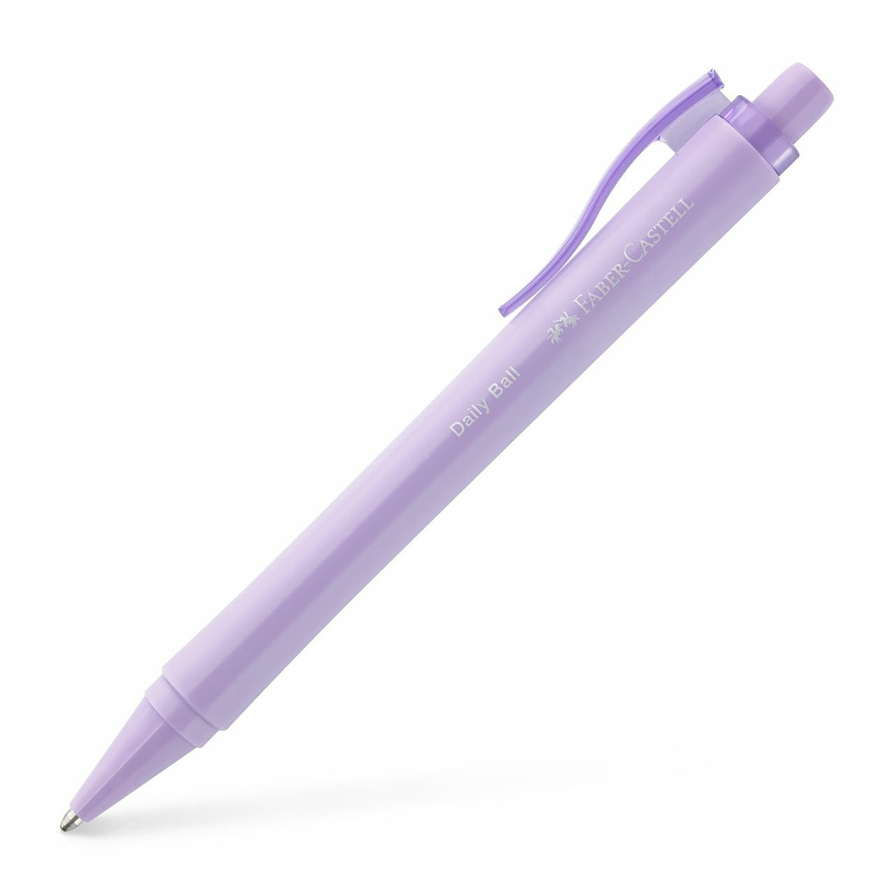 Faber-Castell Daily Ball Kugelschreiber – Blau, Violett, Druck, dokumentenecht, nachfüllbar