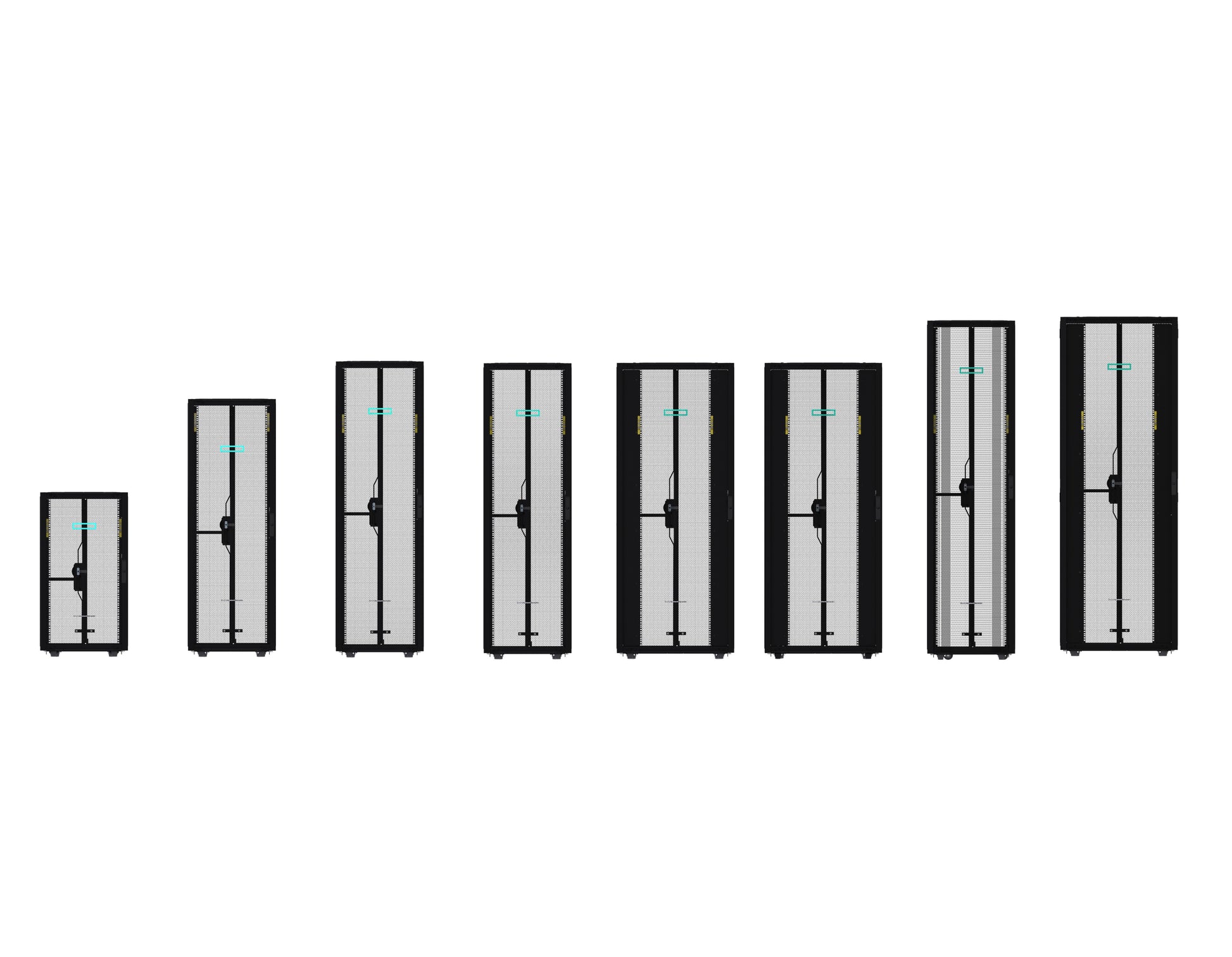 HPE G2 – 19" Netzwerkschrank 42U, 600 × 1'200 × 2'006 mm, schwarz