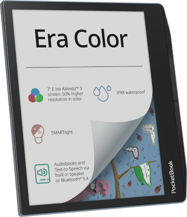 PocketBook Era Color – 7" E-Ink Kaleido, 32 GB, IPX8, Schwarz