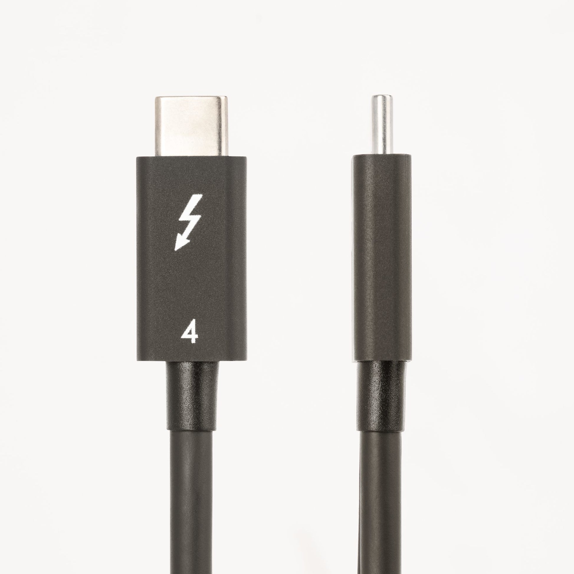 StarTech.com Thunderbolt 4 Kabel – 40 Gbit/s – 0,5 m – PD 100 W – Schwarz – für USB4, Thunderbolt 3 und mehr