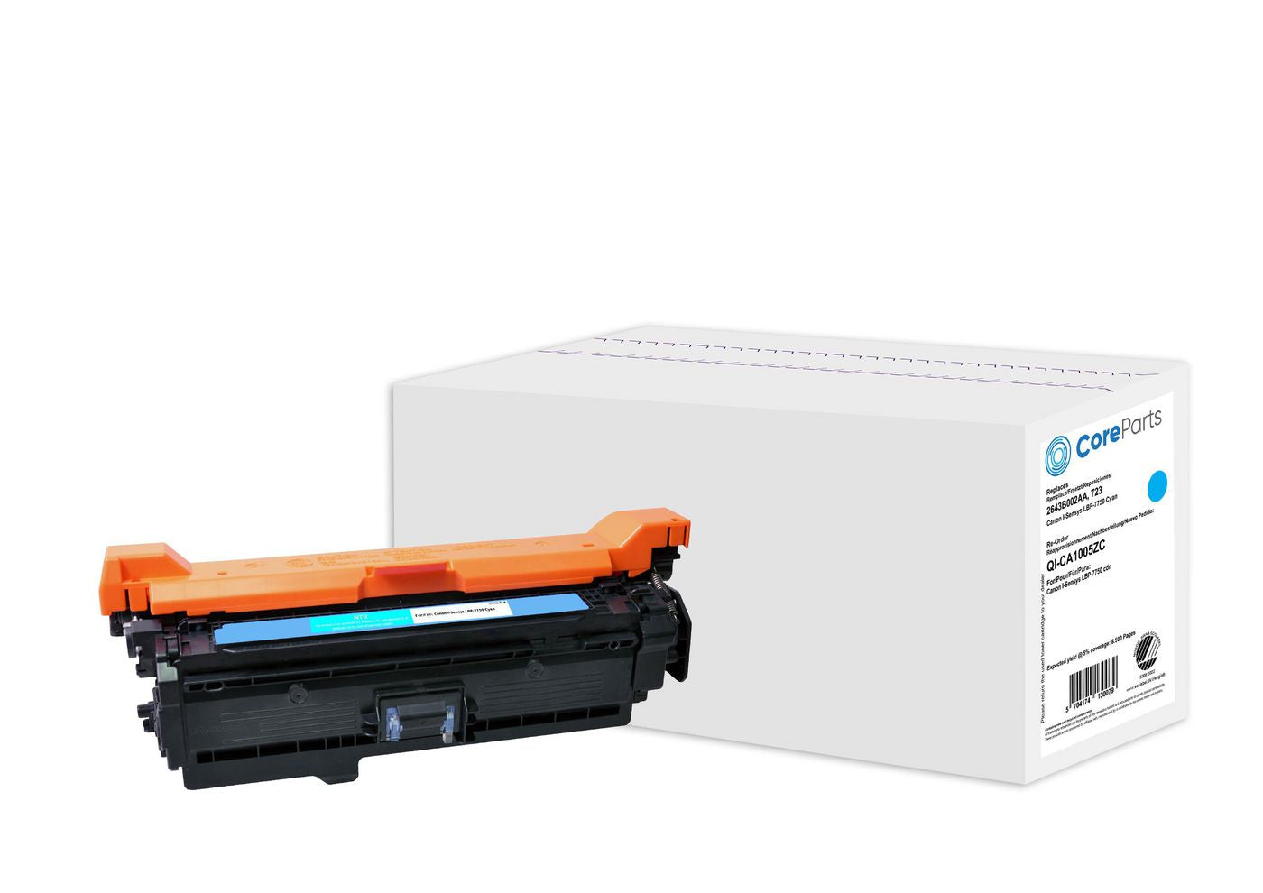 CoreParts 2643B002AA Cyan Toner – Kompatibel XL – 8'500 Seiten – für Canon I-Sensys LBP-7750
