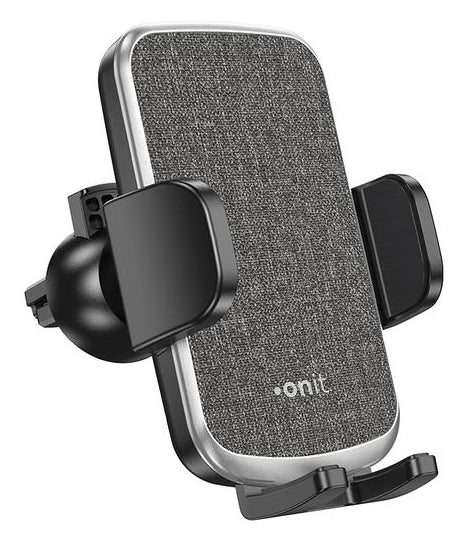 ONIT Auto-Halterung, Lüftung, drehbar, neigbar – für Geräte 55–95 mm – Schwarz, ABS