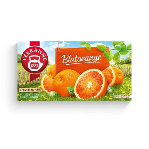 Teekanne Blutorangen-Früchtetee – Teebeutel 20 Beutel