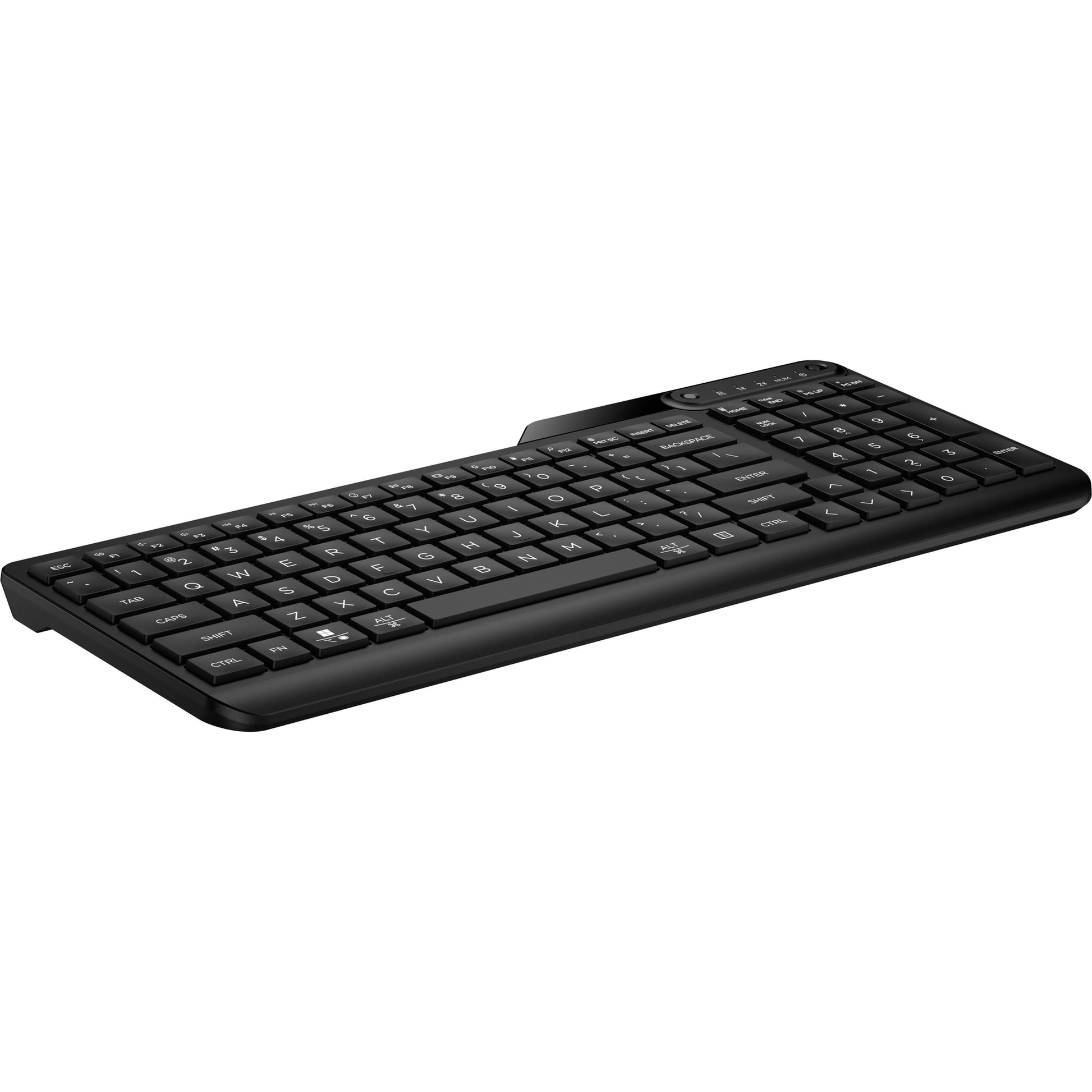 HP 475 Dual-Mode Wireless Tastatur – 100% – Membran – Bluetooth & 2,4 GHz – Schwarz