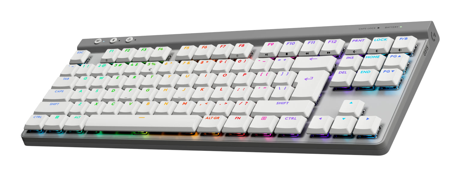 Logitech G G515 LIGHTSPEED – TKL-Tastatur – Mechanisch – Bluetooth & 2,4 GHz (Nano-Empfänger) – QWERTY (US-INT)