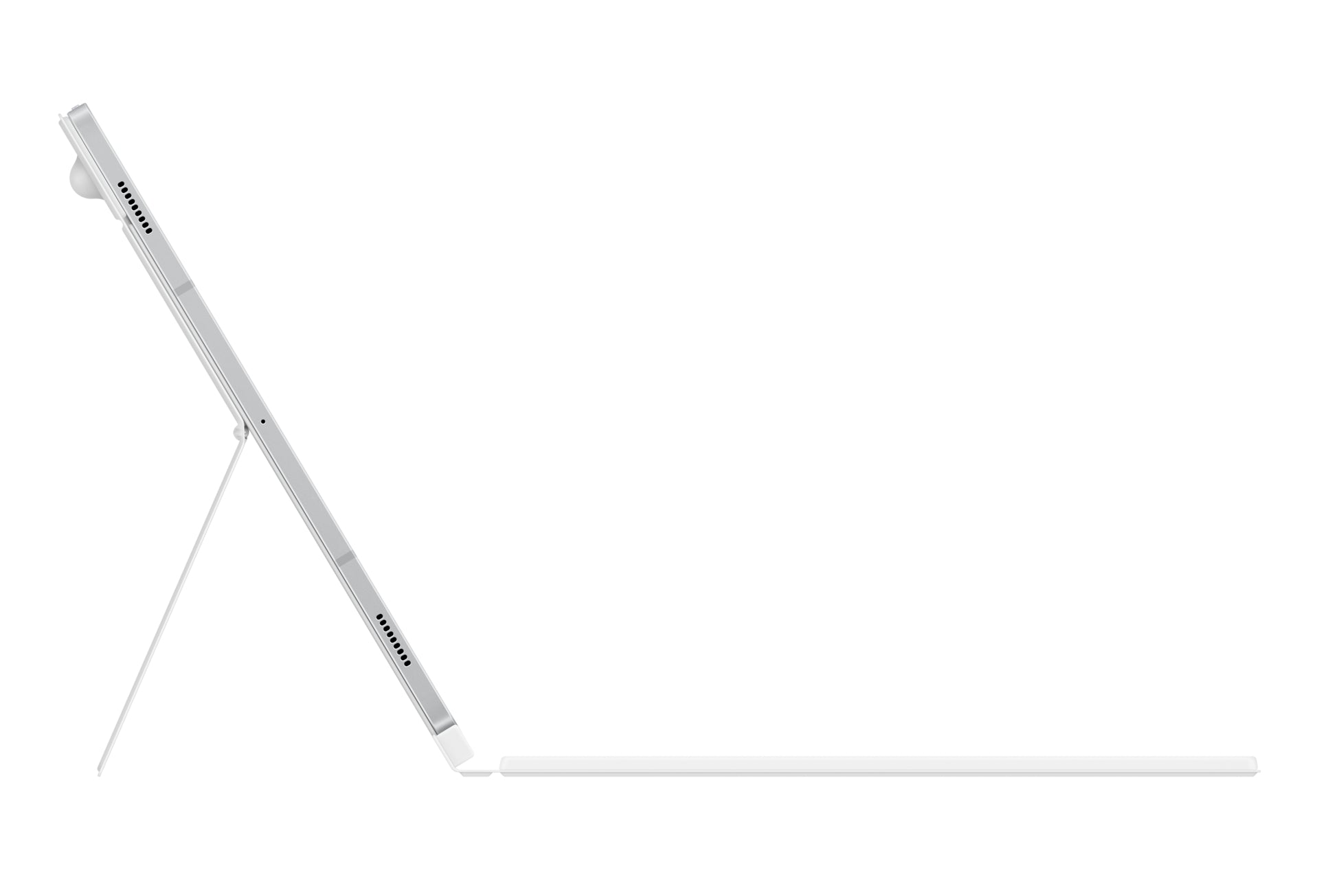 Samsung Tastatur-Case für Galaxy Tab S10+, Galaxy Tab S9+, Galaxy Tab S9 FE+ – QWERTY – Weiss