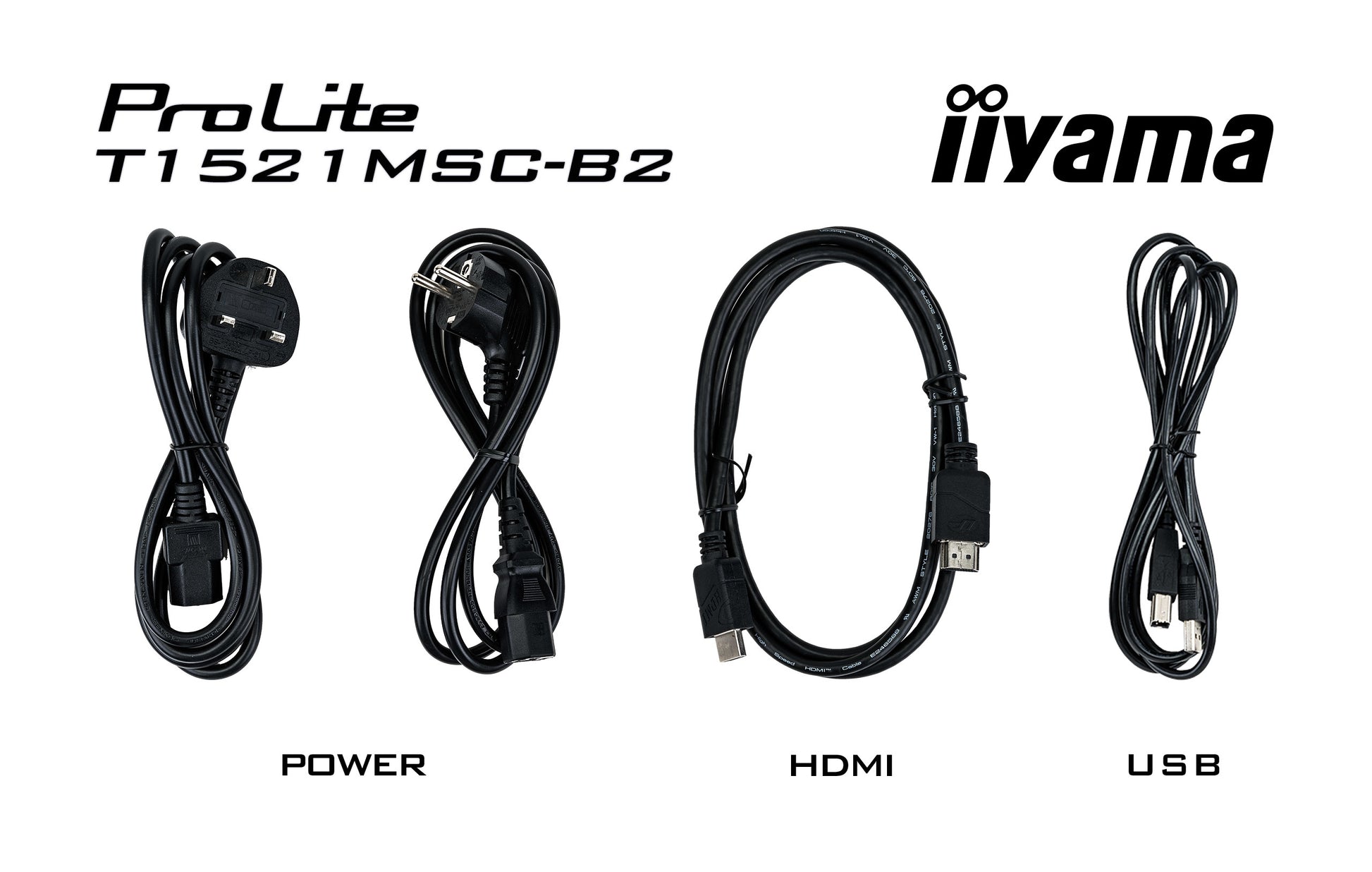 iiyama T1521MSC-B2 15" PCAP 10-Touch – Zero-Bezel