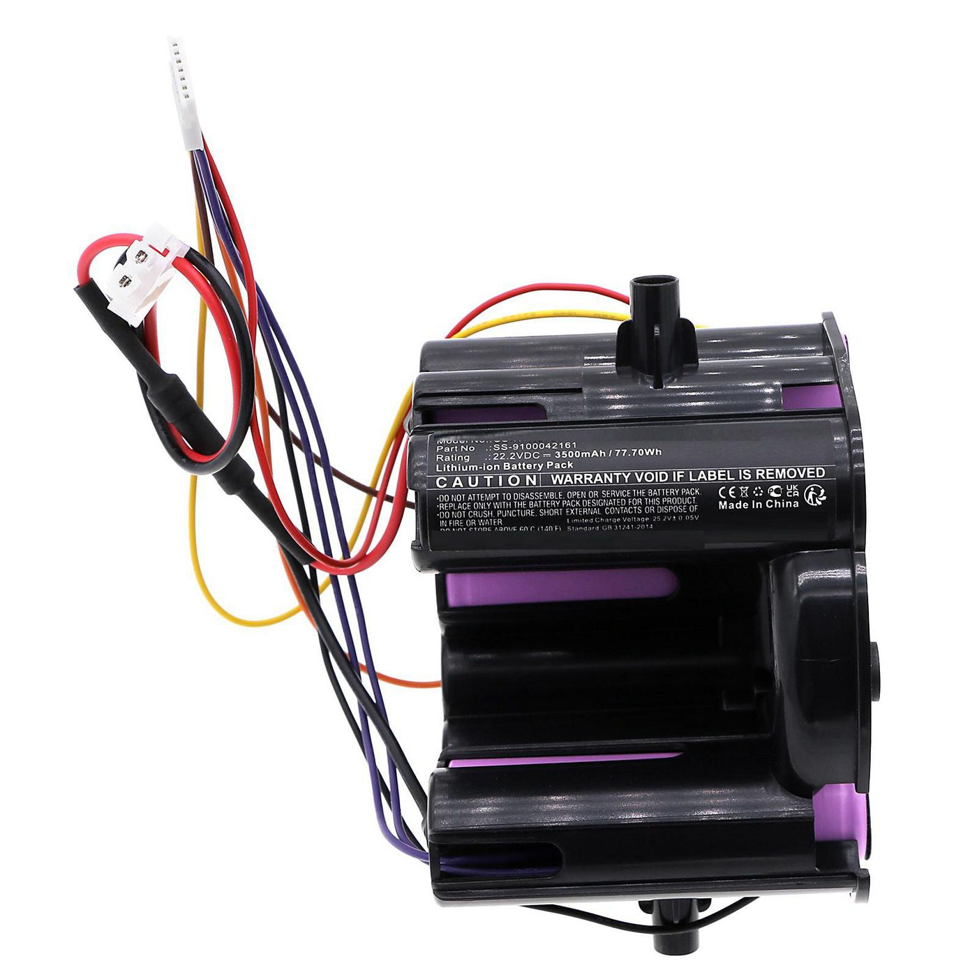 CoreParts Akku 22,2 V 3500 mAh 77,70 Wh – für Rowenta Staubsauger