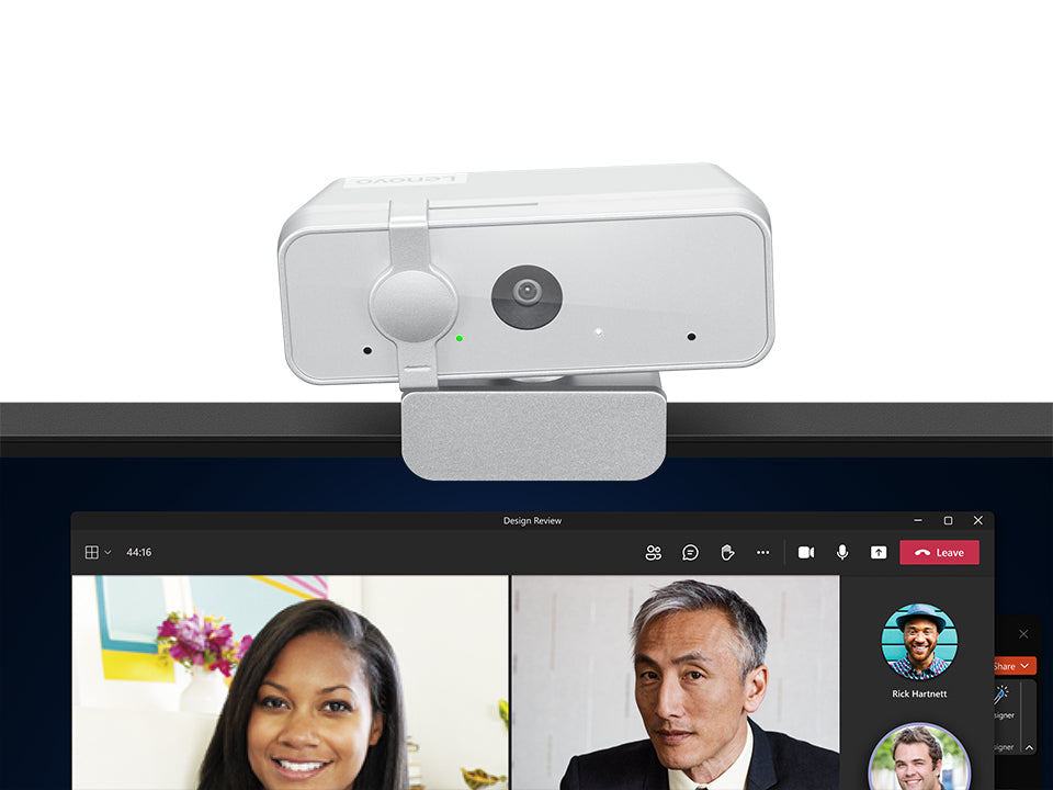 Lenovo 310 Webcam – Full HD 1080p, 30 fps, USB 2.0 – Weiss