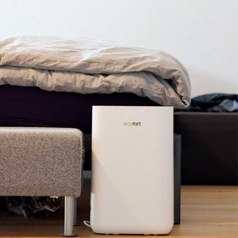 Ecofort Luftentfeuchter ecoQ DryAir 20L – 20 L/24 h, bis 50 m², Tank 4,5 l, Hygrostat