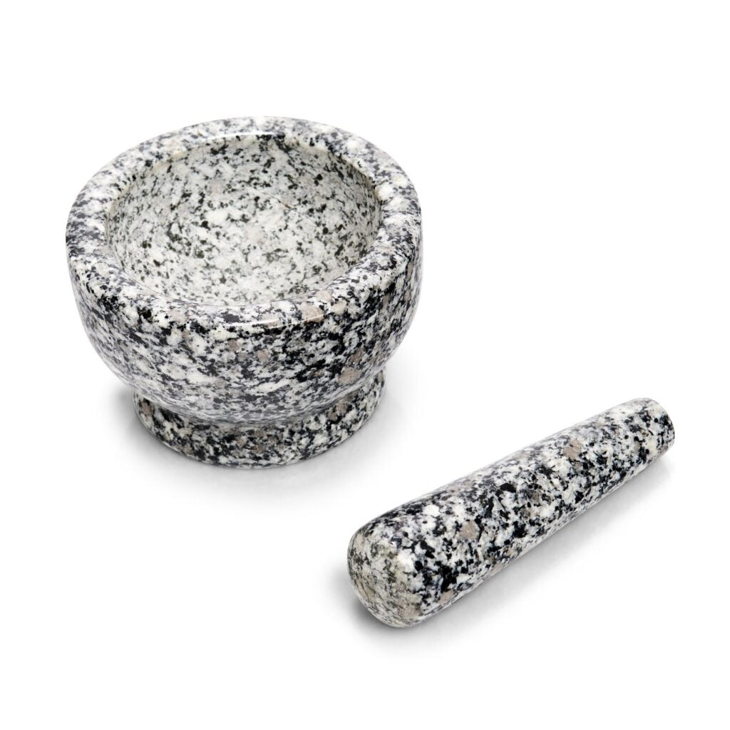 Zeller Present Mörser Ø 13 × 8 cm, 300 ml, Granit, grau