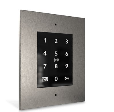 2N Access Unit 2.0 Touch – 108×45×131 mm, schwarz, IP54