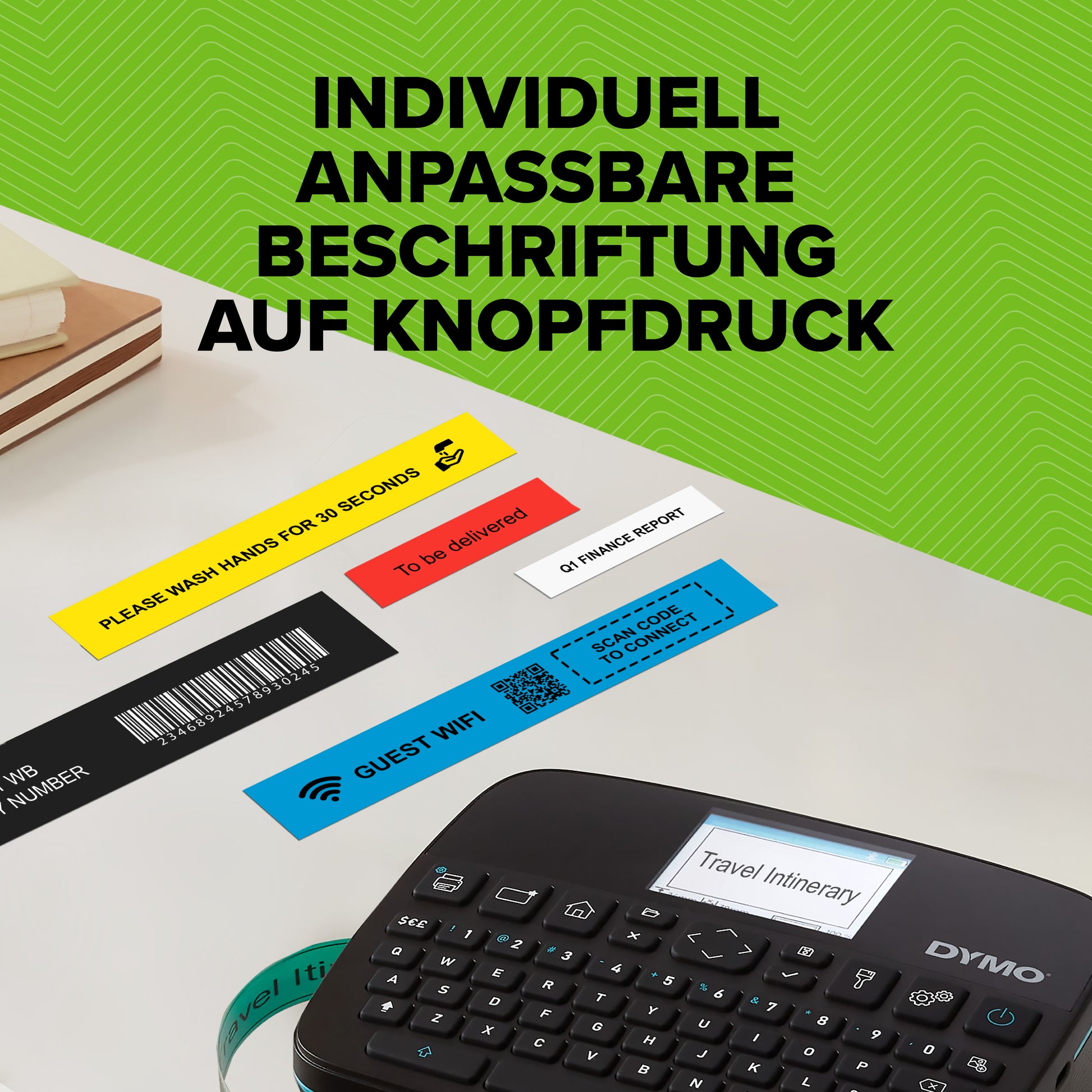 DYMO LabelManager 640CB – Beschriftungsgerät, QWERTY-Tastatur