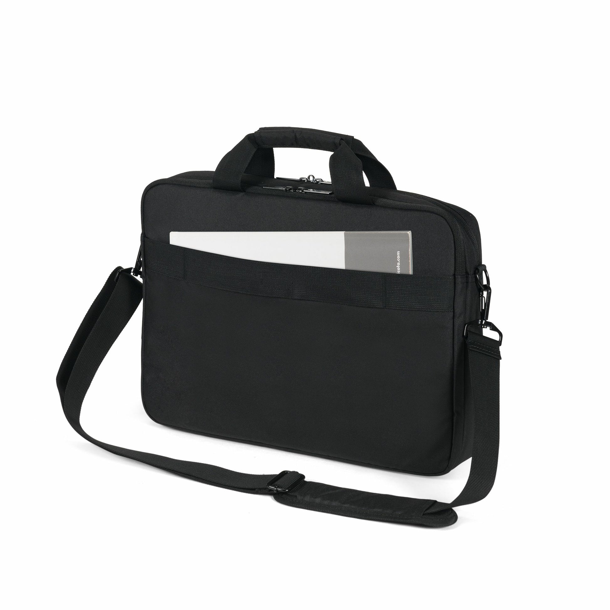 DICOTA Notebook-Tasche bis 17,3" – Wasserabweisend, 100% recyceltes PET – Schwarz