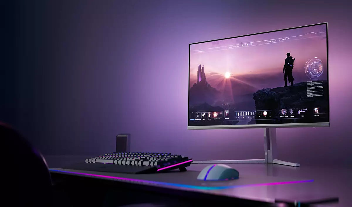 Philips 32M2N8900/00 – Monitor, 31,5", 240 Hz, 1000 cd/m², KVM, Integrierte Lautsprecher, VESA 100 × 100, Weiss