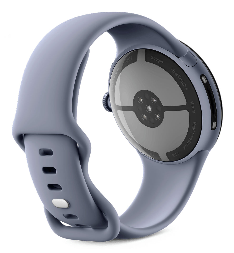 Google Pixel Watch 4 45 mm GPS + Cellular – Aluminium Blau, Sportband, 50 m