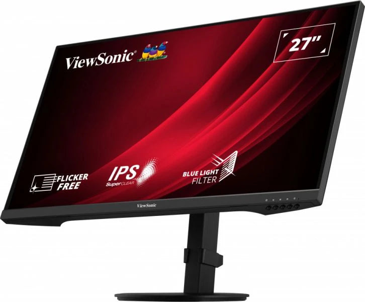 ViewSonic VG2709-2K-MHD-2 – Monitor, 27" 2560 × 1440 (WQHD), IPS, 2× HDMI, Ergo