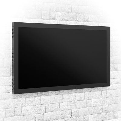 Hagor Enclosure 65" – Schutzgehäuse, Wandmontage (Querformat), VESA 600×600, für 65" Displays, Schwarz
