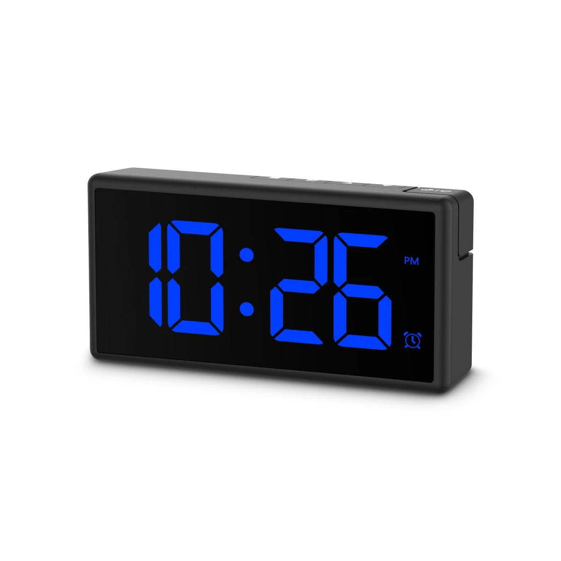 Hama Digitalwecker – Snooze, USB, 15 × 7,5 × 3,4 cm, Schwarz
